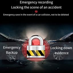 Dailygoods - Dailygoody - Dash Cam - 1080P Full HD - Nachtzicht - 170 Graden Groothoek - Parkeermonitor - Zwaartekrachtsensor - Voor auto — thumbnail 5