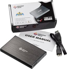 Externe Harde Schijf - Draagbare Opslag - Bestanden Overzetten - Ultrasnelle USB 3.0 - 250 GB - Zwart — thumbnail 1