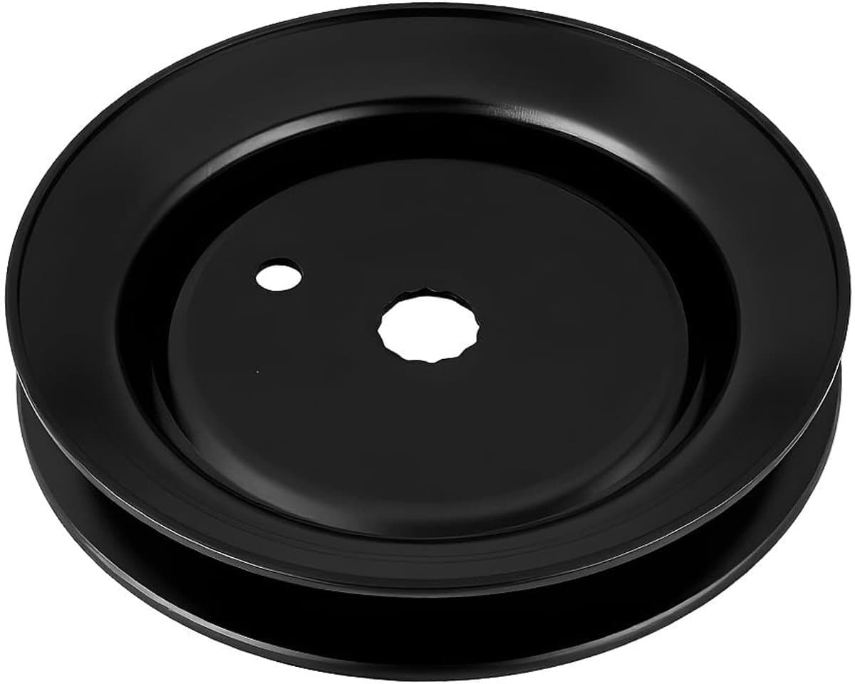 Dailygoods- Stationaire Katrol - Hoogte 24 mm - Diameter 141 mm - Compatibel met MTD Grasmaaier - Slijtvast Metaal - Onderdeelnummer 756-1188 - Looprol — afbeelding 1