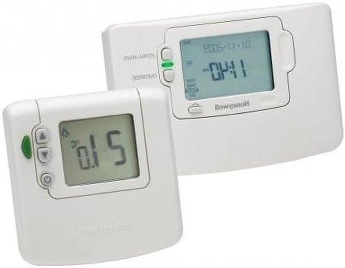 Zonnewijzer RF2 Pack - Thermostaat set - Verwarming regelen - Twee-weg communicatie - Opbouwmontage - Wit — afbeelding 1