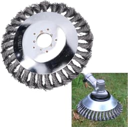 Grasmaaier snijkop - Vervangende kop - Onkruid verwijderen - Lichtgewicht ontwerp - 6 inch - Zilver — thumbnail 3