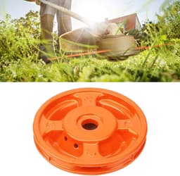 Aluminium Grassnijder - Maaierskop - Gazon Onderhoud - Duurzaam Aluminium - 21 x 12 cm - Oranje — thumbnail 4