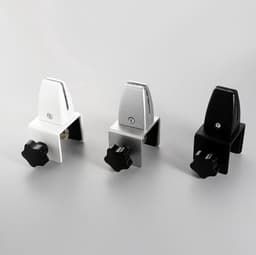 Set van 3 mobiele horizontale desktopscherm steunbeugels van duurzame aluminiumlegering voor stabiele en flexibele schermplaatsing — thumbnail 3
