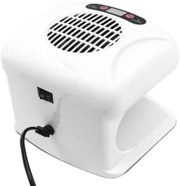 Dailygoods - Luchtkoeler - Dubbele Luchtkoelers - Automatische Aanpassing - Wit - Luchtverfrisser - Ideaal voor Badkamer en Salon - 300 W — thumbnail 2