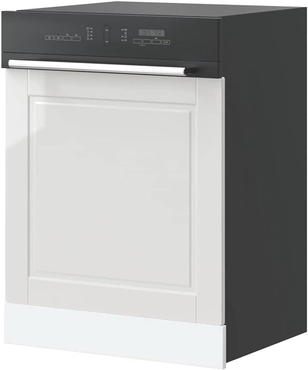 Vaatwasser Paneel Porto Hoogglans Wit 60x1.5x67 cm Engineered Hout, jiangboyue-854139 — afbeelding 1