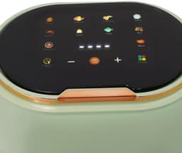 Heteluchtfriteuse Glazen Mand - Airfryer Touchscreen - Gezond Koken - Zichtbare Kookmand - 4 Liter - Groen Zwart — thumbnail 3
