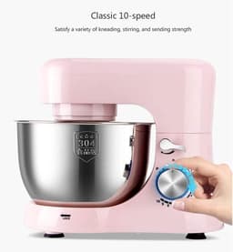 Elektrische Keukenmixer - Keukenrobot Multifunctioneel - Bakken en Koken - 10 Snelheden Instelbaar - 45 Liter Kom - Multicolor — thumbnail 4