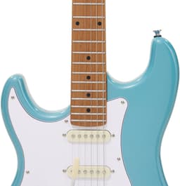 Elektrische gitaar - Met gratis lessen - incl. gigbag - Blauw Fazley — thumbnail 5