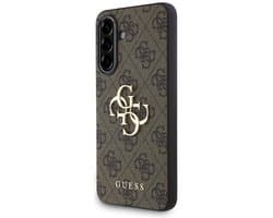 Guess Big 4G Serie - Telefoonhoesje - Bruin - Samsung Galaxy A56 - Eko-leer