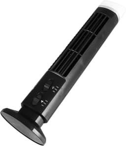 Torenventilator Bladloos - Vloerventilator Stil - Zomerse Koelte - 90 Graden Oscillatie - 33 cm Hoog - Zwart — thumbnail 5