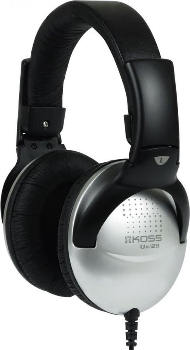 KOSS UR29 AB Over Ear koptelefoon DJ Kabel Stereo Zwart Vouwbaar — afbeelding 1