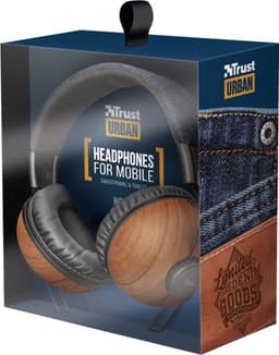 Trust Noma Headset met ingebouwde microfoon Kleur Denim Wood — thumbnail 5