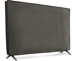 kwmobile tv hoes voor 55" TV cover - Beschermhoes voor televisie - Voor binnengebruik - Tegen vuil en stof - In donkergrijs