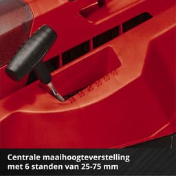 Einhell Professional Accu Grasmaaier RASARRO 36/38 Li Kit - Power X-Change - 36 V/Li-ion - Maaibreedte 38 cm - Aanbevolen gazonoppervlakte: tot 450 m² - 45 L opvangbak - Maaihoogte: 25-75 mm - Mulching functie - Incl. 2x 4.0Ah + 1x DUO-lader — thumbnail 3