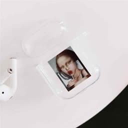 Shieldcase Mona Lisa Case - beschermhoes geschikt voor Airpods 2 case - transparant - Hardcase transparant met Mona Lisa print - Patroon hoesje geschikt voor Airpods 2 — thumbnail 4