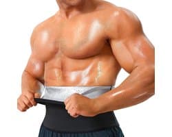 Riem voor heren, tailletrainer, trimmer, shapewear, afslanken, kleding, buikriem voor mannen