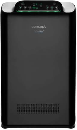 Luchtreiniger Smart Control - 320 m3/h 7-Traps HEPA-13 Filter - 80 Watt Zwart - Voor Ruimtes Tot 40 m2 - Mobiele App Bediening — thumbnail 4