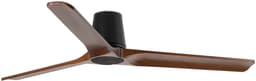 Faro Barcelona 33839 Heywood Tub L plafondventilator zwart/walnoot 132 cm - stille DC-motor - 6 snelheden - RF-afstandsbediening - zomer/winterstand — thumbnail 1