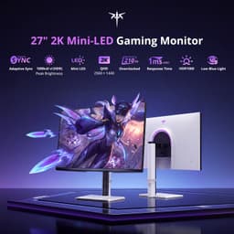 KTC M27T6S Gaming Monitor 27 inch QHD 200Hz (210Hz OC) Fast IPS, HDR1000, 1ms MPRT, FreeSync & G-Sync, Verstelbare Voet — thumbnail 5