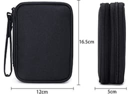 Draagbare Hard Drive Opbergtas voor Twee 2.5 Inch Harde Schijven — thumbnail 2