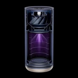 Smartmi - Luchtreiniger - 380m³/u PCADR - Ingebouwde UV-lamp - OLED-touchscreen - Laserdeeltjessensor - Slimme bediening - Zwart — thumbnail 2