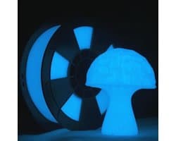 Glow In The Dark 3D Printer Filament PLA PRO 1.75mm 1KG GID Blauw