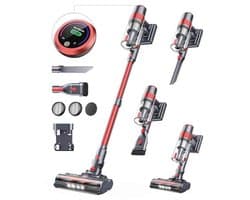 Draadloze stofzuiger met krachtige zuigkracht en geluidsreductie