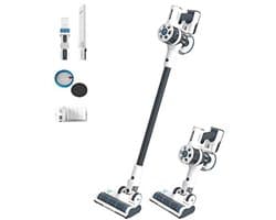 Draadloze 2-in-1 stofzuiger met digitale motor en zelfreinigende elektrische borstel - 200 Watt