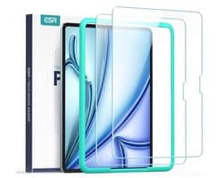 Displaybeschermfolie voor iPad Air 11 inch - 2 stuks, gehard glas, krasbestendig, anti-vingerafdruk, HD-transparantie