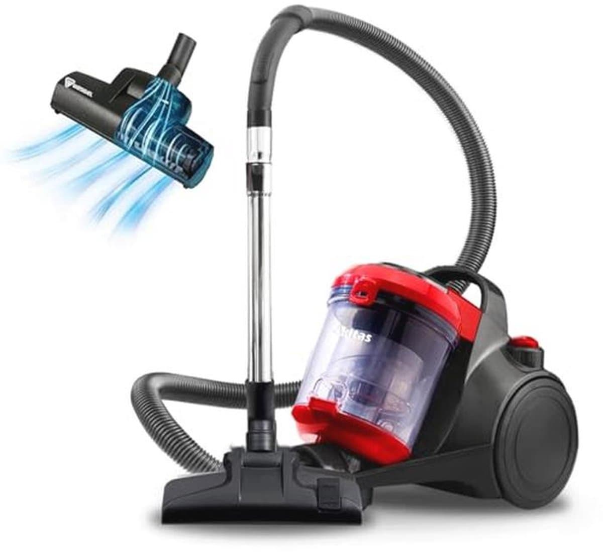 Zonder zak 850W stofzuiger met turbo borstel - Perfect voor huisdieren — afbeelding 1