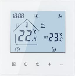 Slimme WiFi Thermostaat voor Ketel- en Vloerverwarming met Touchscreen en App-bediening — thumbnail 1