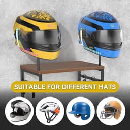 Helmhouder Wandmontagestandaard voor Motoraccessoires en Helmhanger — thumbnail 3