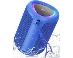 Draagbare Bluetooth Luidspreker met Licht - IPX5 Waterdicht, 24 Uur Batterij en Stereo Koppelingsfunctie