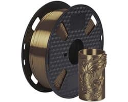 Zijdeachtige Glanzende Mokka Bruin PLA 3D Printing Filament 1.75 mm - 1 KG Spoel voor FDM Printers