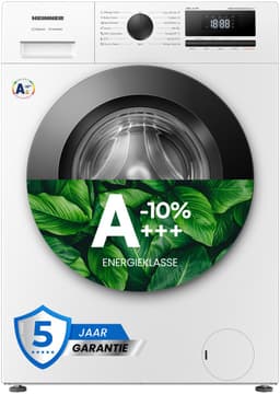 Heinner HWM-HME1014IVA10+++ Wasmachine - 10 kg - 1400 tpm - Energieklasse A-10% - Stoomfunctie met Allergy Care & Baby Care - 15 Programma’s - Quick Wash 15 min - Inverter Motor - Wit - 5 Jaar Garantie — thumbnail 1