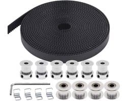 5M GT2 Tandriem 10mm met Poelies en Spanrollen voor 3D-printers
