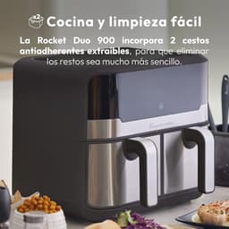 900W Hot Air Fryer 9L met LED Touch Screen en 11 functies | Dubbele friteuse — thumbnail 3
