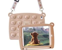 Schattige Kawaii Kindvriendelijke Hoes voor iPad 10.2 Inch – Silicone Bescherming met Kickstand