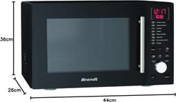 Vrijstaand Magnetron met Grill - 26L, 900W - 8 Automatische Kookprogramma's — thumbnail 3