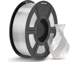 Transparant PLA-filament 1,75 mm voor 3D-printers - 1 kg met hoge maatnauwkeurigheid
