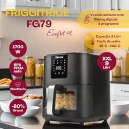 Airfryer 9L met Digitale Display en 8 Vooraf Ingestelde Programma's voor Gezond Koken — thumbnail 6