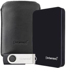 Draagbare 2,5-inch harde schijf - HDD 3,2 + USB - INTENSO - 2 TB + 64 GB — thumbnail 5