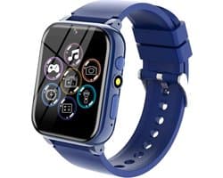 Kinder Smartwatch voor Jongens en Meisjes met 26 Spelletjes, Camera en HD Touchscreen