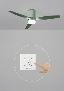 Plafondventilator met afstandsbediening en timer - 132 cm, 40 W, 6 snelheden, 3 lichttemperaturen — thumbnail 4