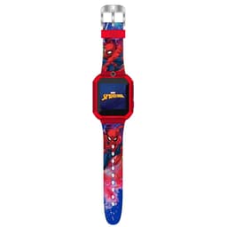 Accutime Kinderhorloge Spiderman - Smartwatch Kind - Kinderhorloge met Spelletjes - Smartwatch Kinderen - Selfie Camera - Rood Blauw — thumbnail 1