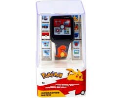 Accutime Pokémon Smartwatch Kinderen - Selfie Camera voor Foto's & Video's - Met Spraakmemo, Stopwatch en Timer - Voor Kinderen Vanaf 6 jaar - Zwart