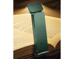 Oplaadbare Leeslamp met Boekenklem en Dimbare Ledverlichting voor Nachtelijk Lezen