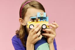 LEGO Friends - Bestelwagen met dierenaccessoires Constructiespeelgoed — thumbnail 5
