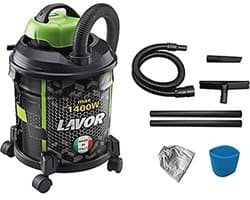 Stofzuiger 20L met metalen tank, 1400W - Flexibele slang & Plat mondstuk