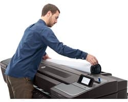 HP Designjet Z6dr 44-in PostScript grootformaat-printer Kleur 2400 x 1200 DPI Thermische inkjet 1118 x 1676 Ethernet LAN